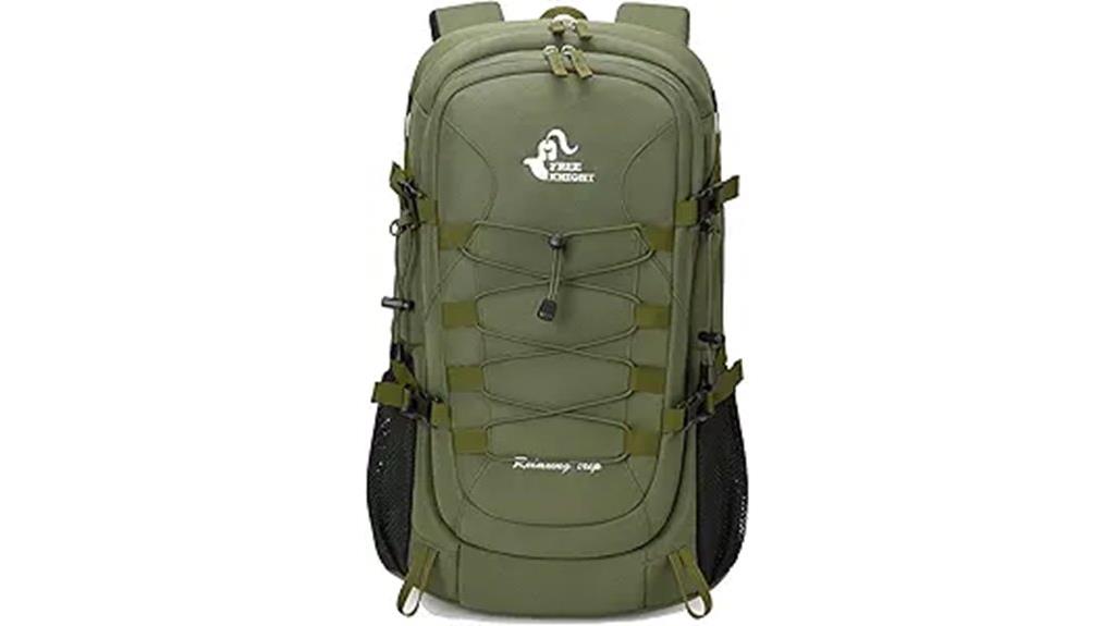 waterproof hiking backpack with rain cover