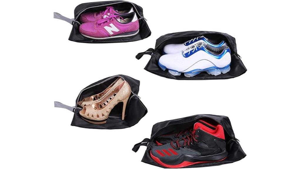 waterproof nylon shoe storage