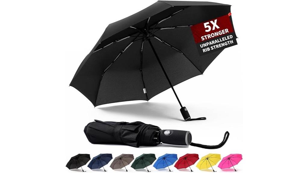 windproof compact travel umbrella