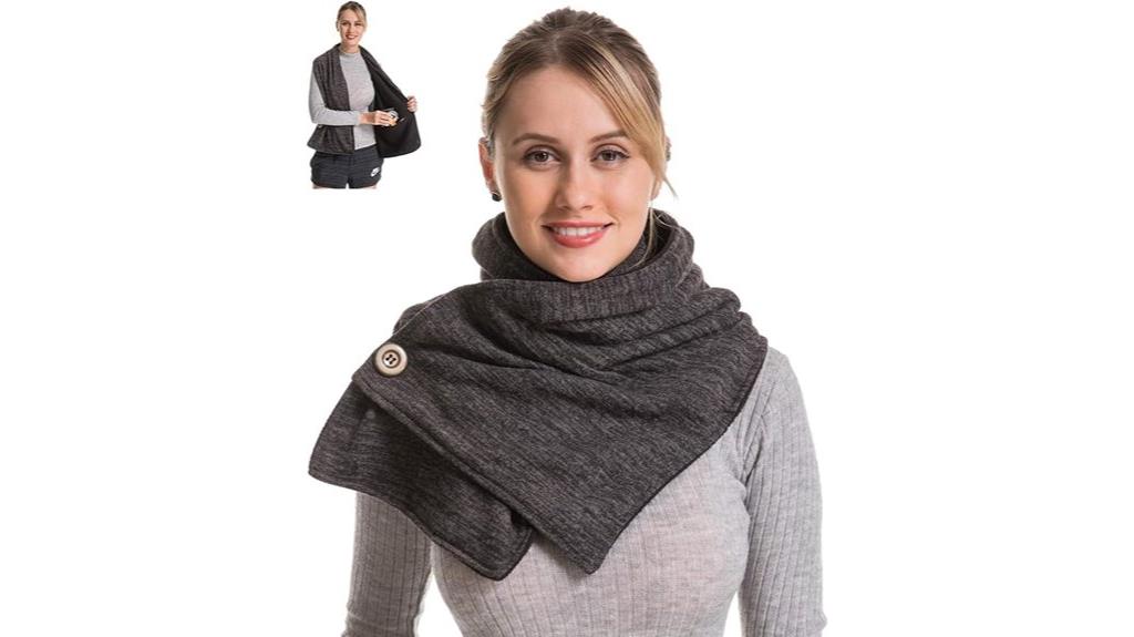 women s infinity scarf with zipper