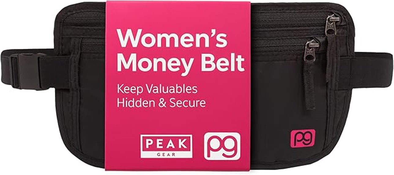 women s rfid money belt