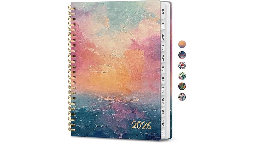 women s sunset calendar planner