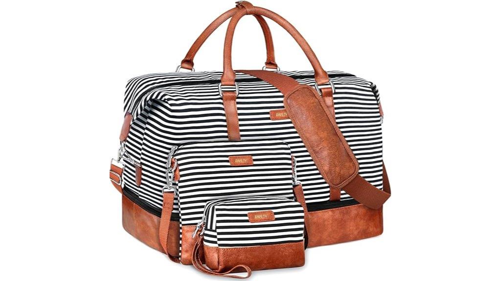 women s travel duffle set