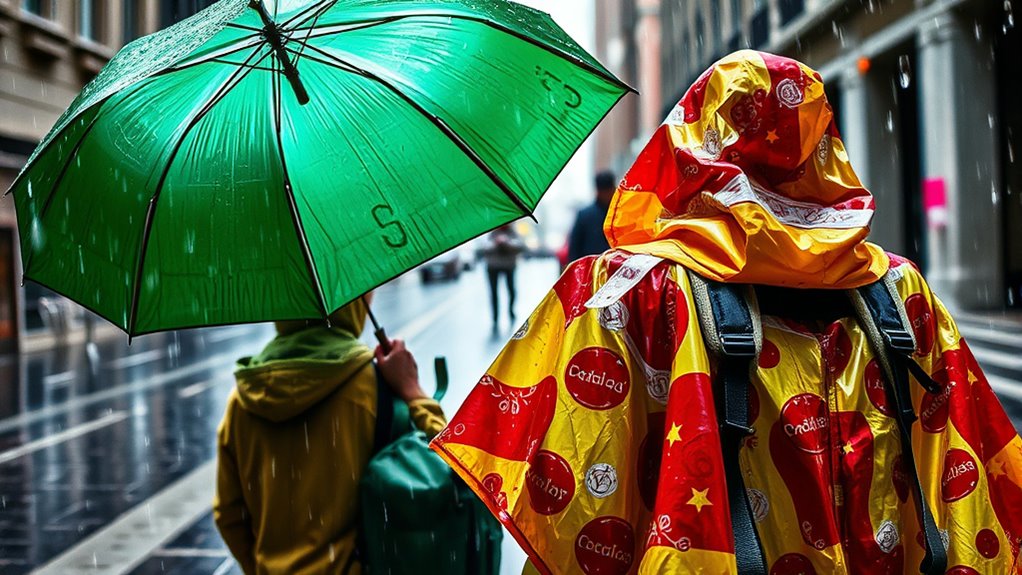 comparing rain protection options