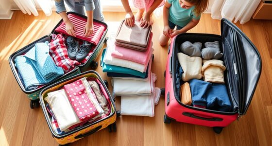 coordinate suitcase packing method
