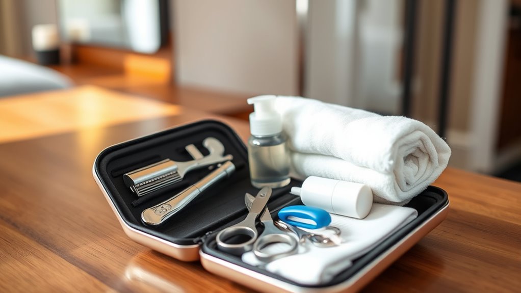 efficient travel grooming essentials