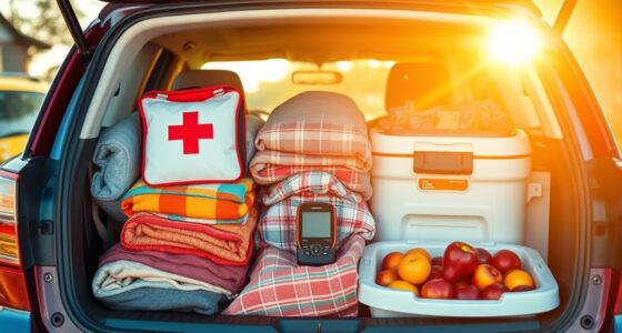 essential car trip packing