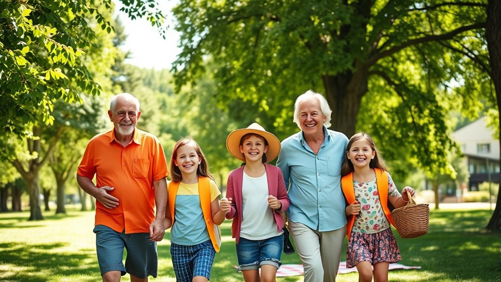 grandparents traveling with grandkids