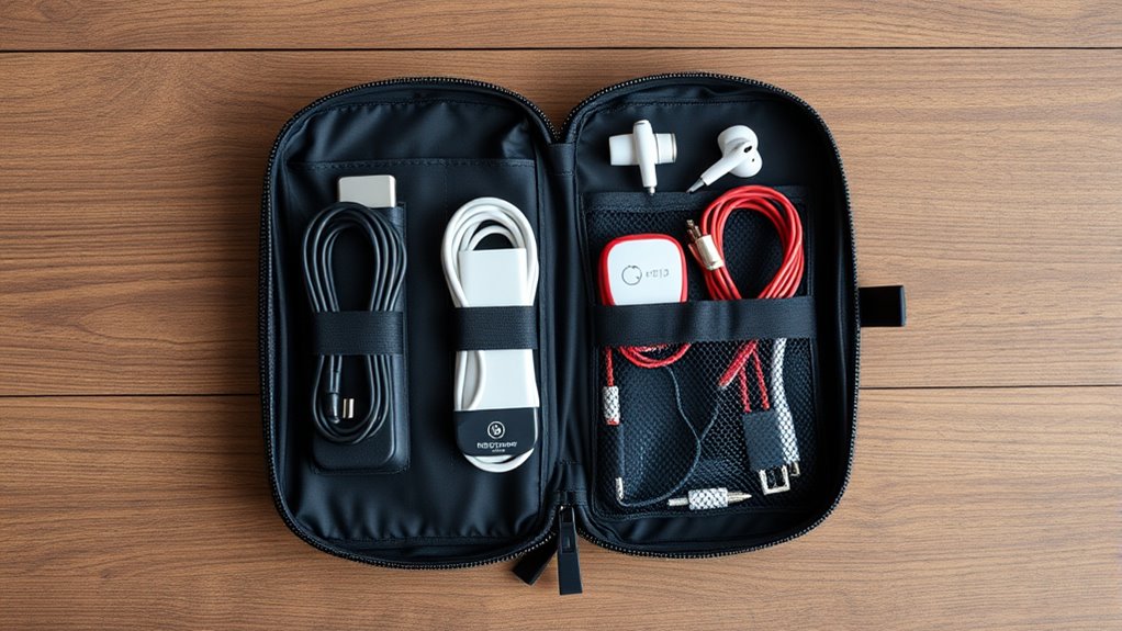 organized protected travel gadgets