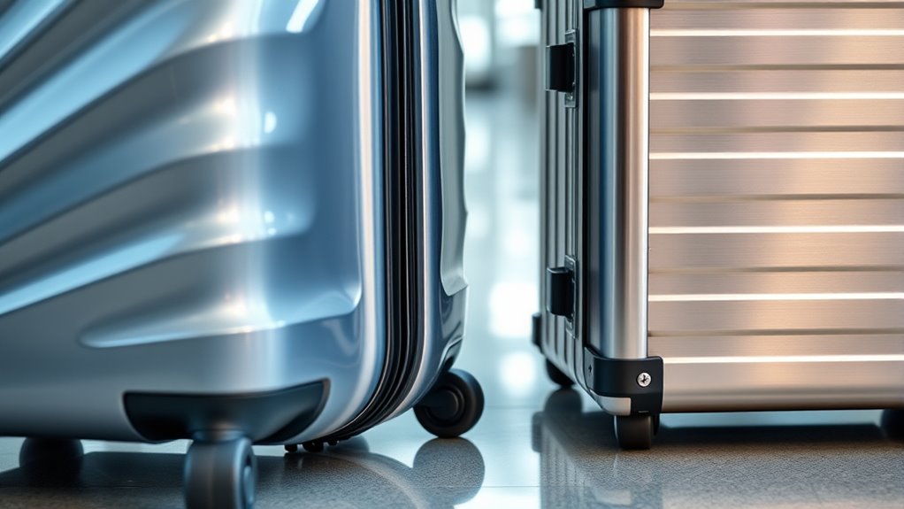 polycarbonate vs aluminum luggage