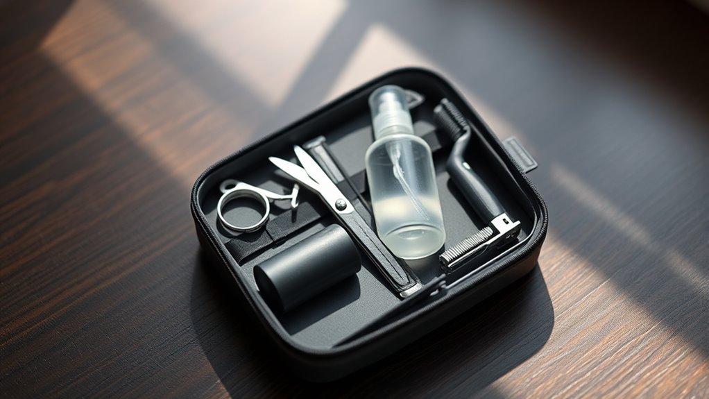 portable travel grooming set