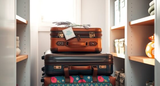 store luggage to prevent odors