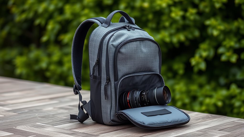 camera backpack features selection