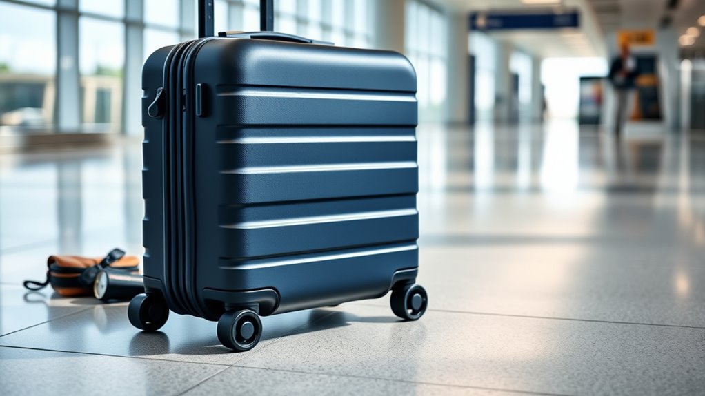 choose lightweight secure suitcase