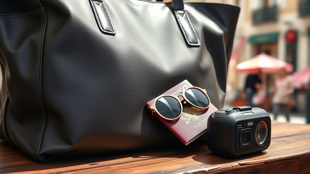 durable secure travel tote