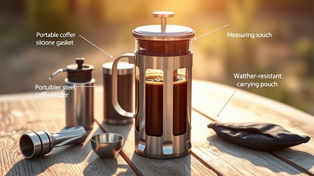 hot coffee portable durable