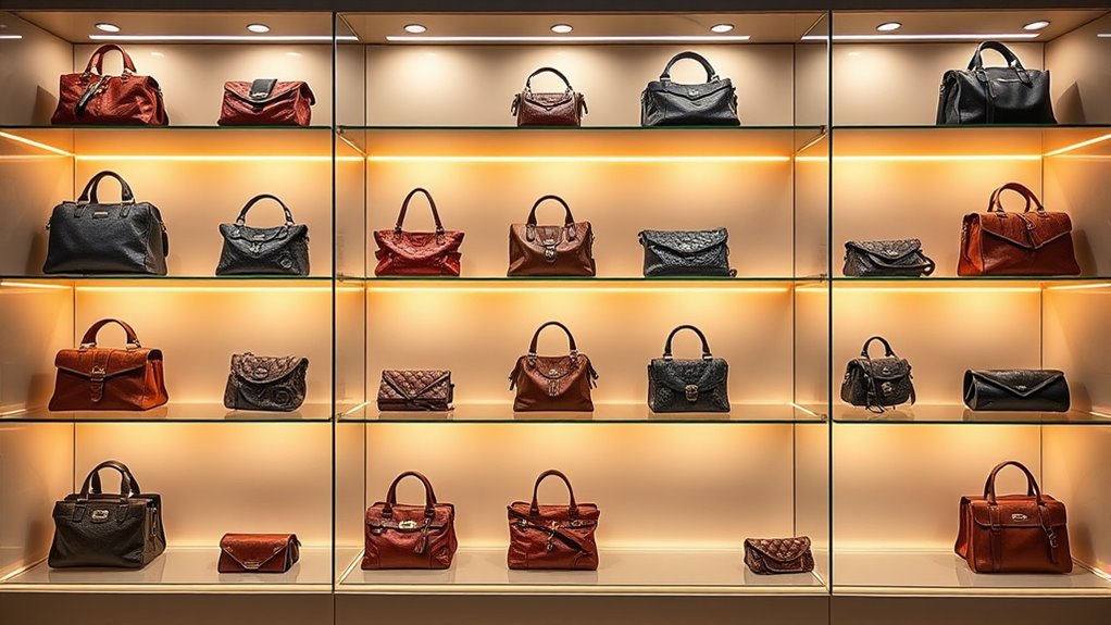 key display shelf features