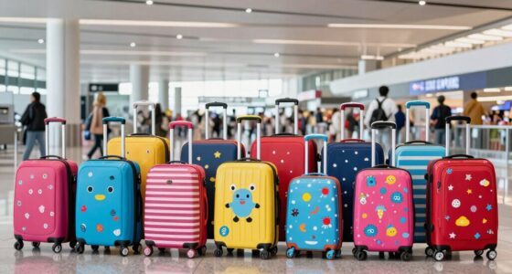 kids european travel luggage