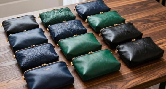 luxury business travel pouches