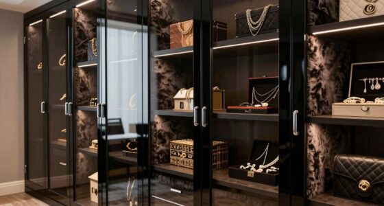 luxury closet lockable storage