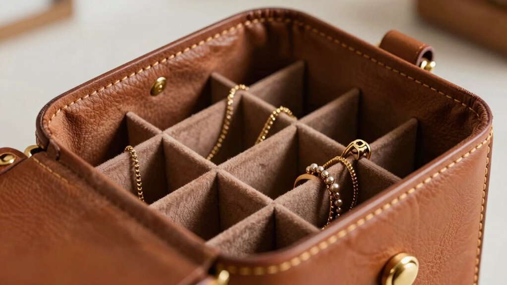 luxury leather jewelry organizers