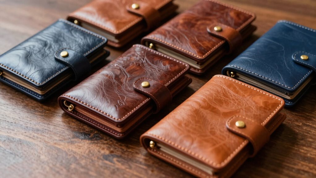 luxury leather travel wallets