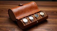 luxury leather watch storage