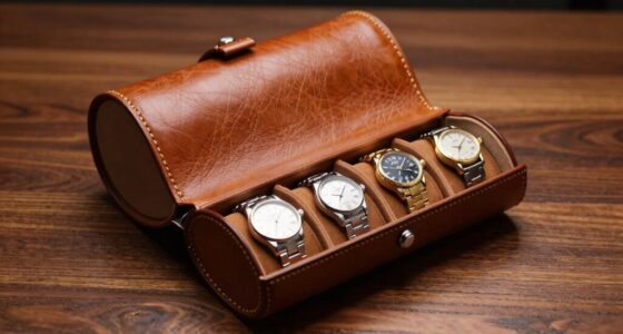 luxury leather watch storage