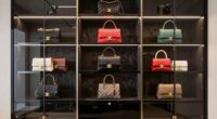 luxury purse shelf organizers