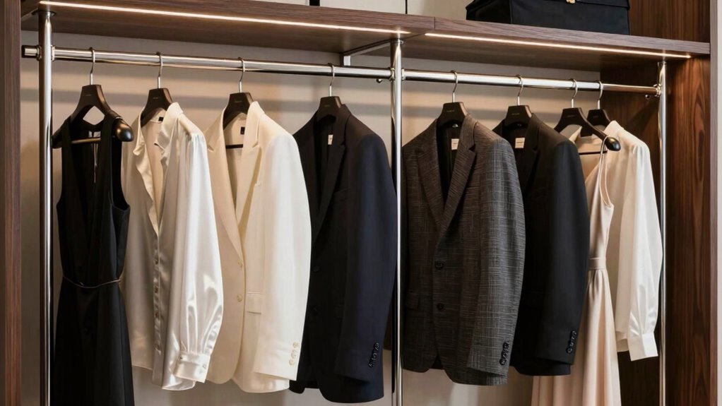 luxury small closet racks