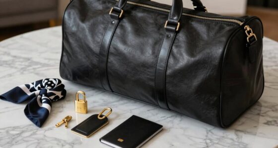 luxury travel duffel accessories