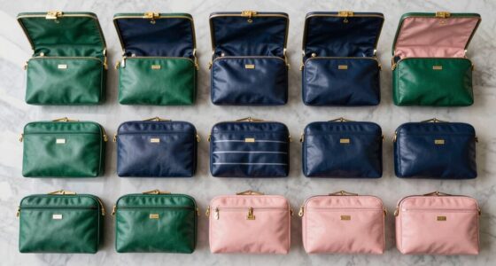 luxury travel pouch sets