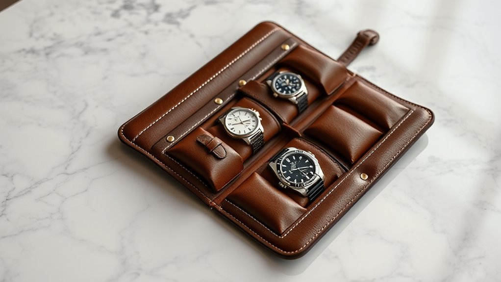 luxury travel watch storage