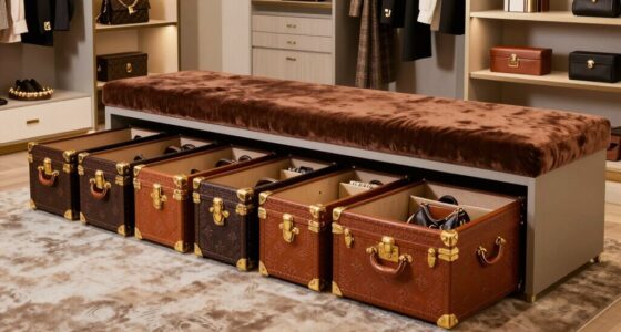 luxury under bed handbag storage