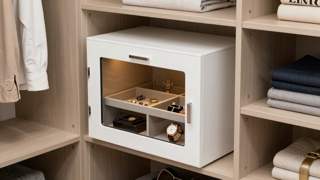 secure closet storage options