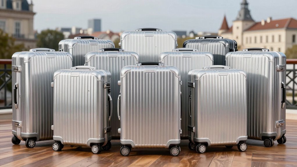 top aluminum suitcases for europe