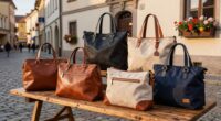 top european travel tote bags