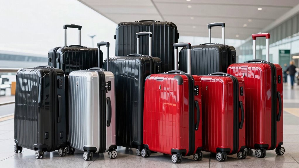top expandable checked suitcases