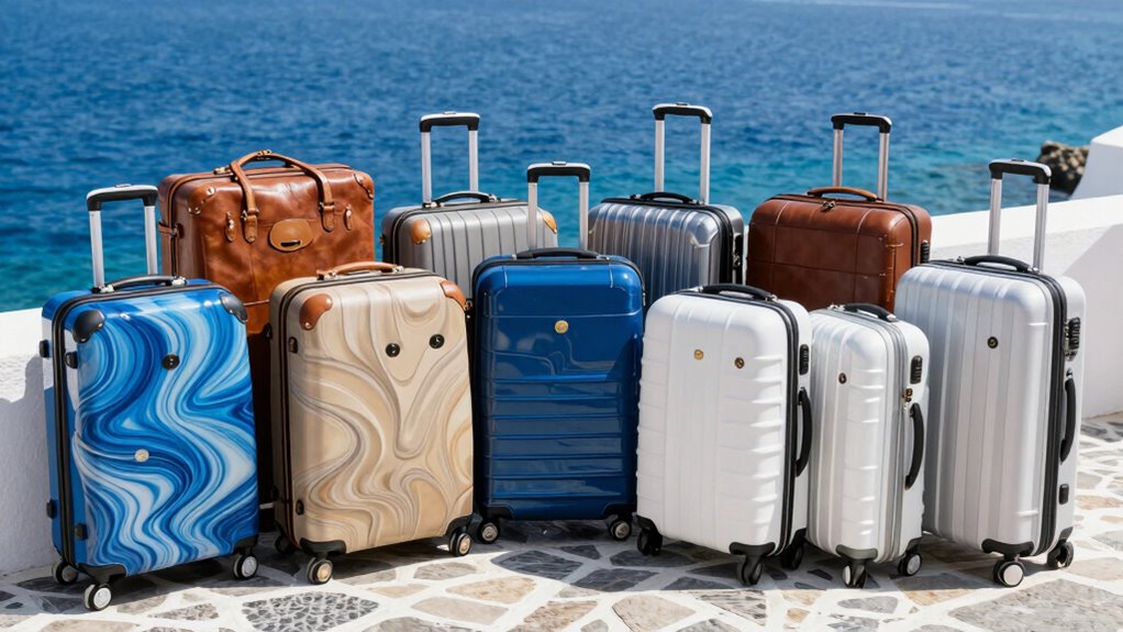 top greece island hopping suitcases