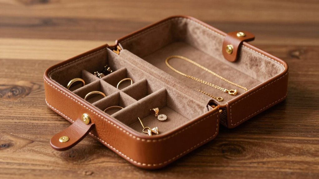 top leather jewelry travel organizers