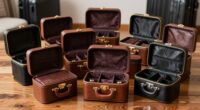 top leather travel cosmetic cases