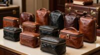 top leather travel dopp kits