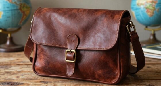 top leather travel messenger bags
