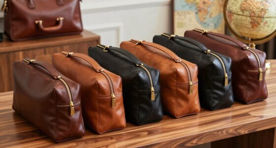 top leather travel shoe bags