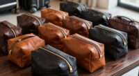 top leather travel toiletry bags