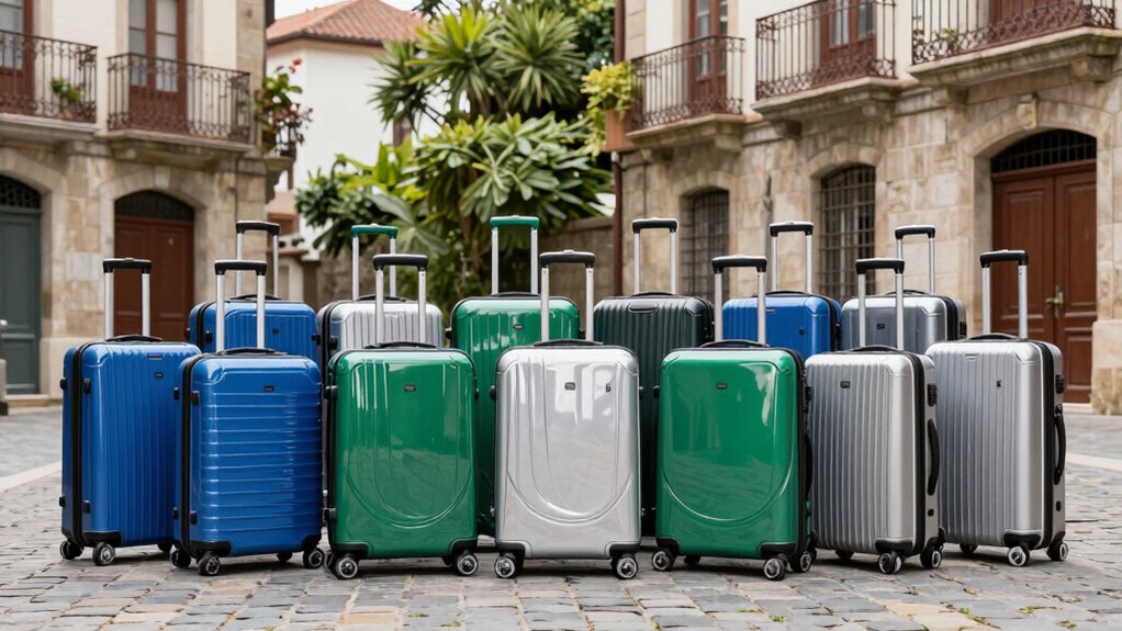 top lightweight european suitcases