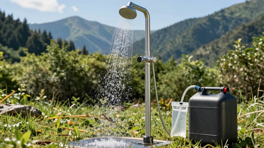 top portable camping shower options