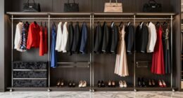 top rolling closet racks