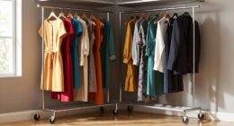 top rolling garment racks