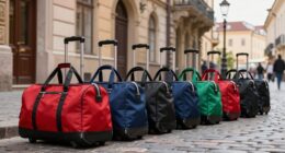 top rolling travel bags